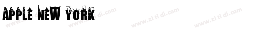 Apple New York字体转换